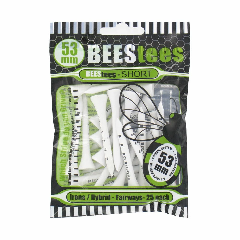 BEESTees 53mm Golf Tees - 25 Pack