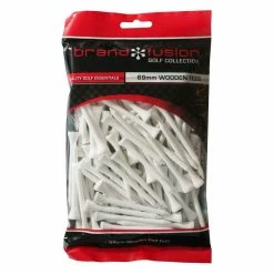 Brand Fusion 69mm Wooden Golf Tees - 110 Pack