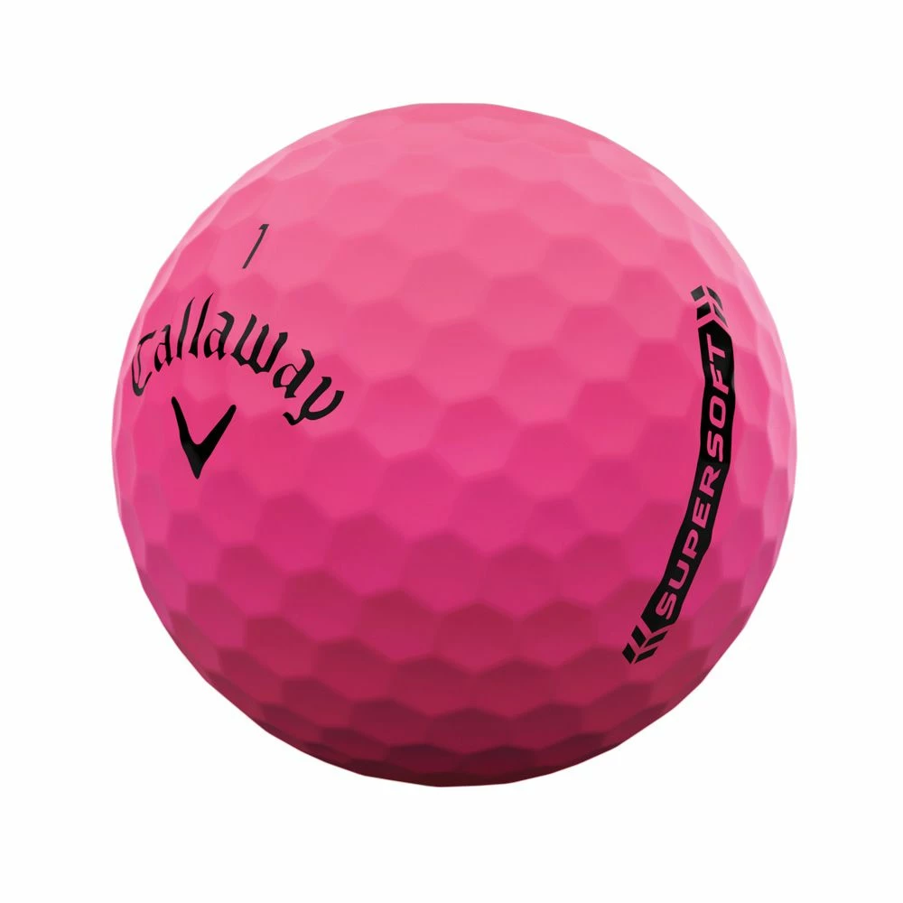 Callaway Supersoft 2023 Matte Pink Golf Balls - Image 2