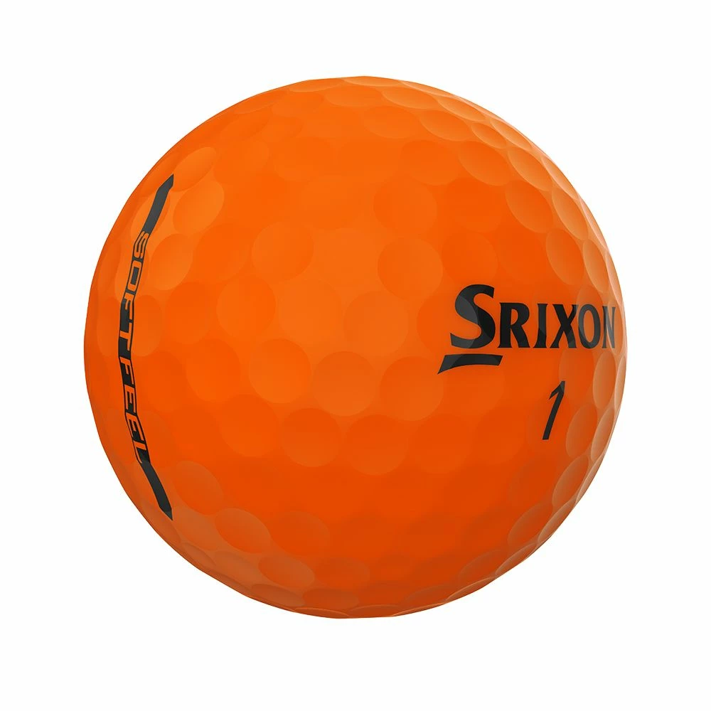 Srixon Soft Feel 2023 Brite Orange Golf Balls - Image 3