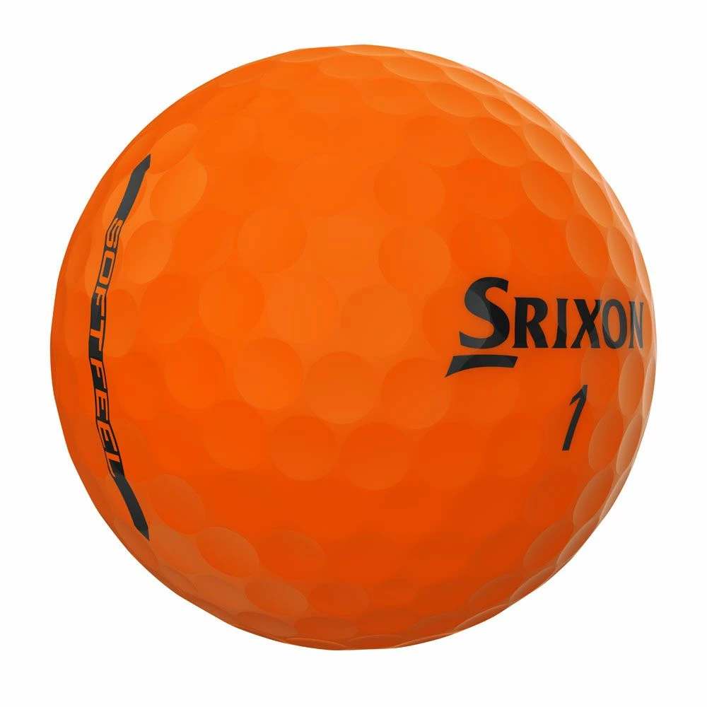Srixon Soft Feel Brite Orange Golf Balls - Image 2