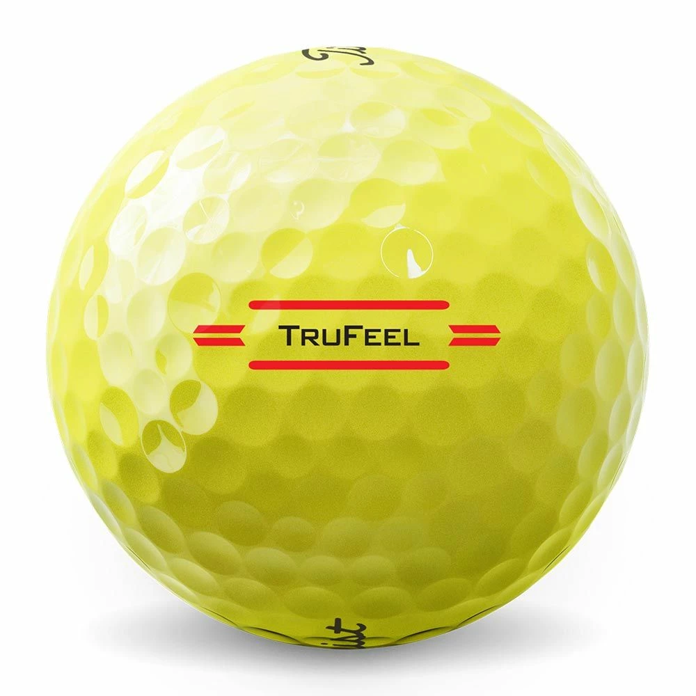 Titleist TruFeel 2022 Yellow Golf Balls - Image 3