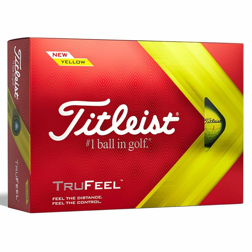 Titleist TruFeel 2022 Yellow Golf Balls