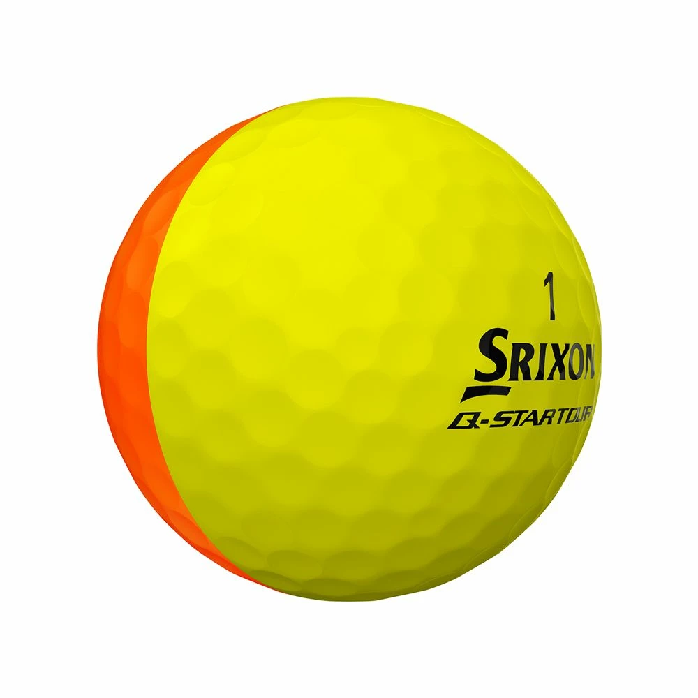 Srixon Q-Star Tour Divide Orange Golf Balls - Image 2