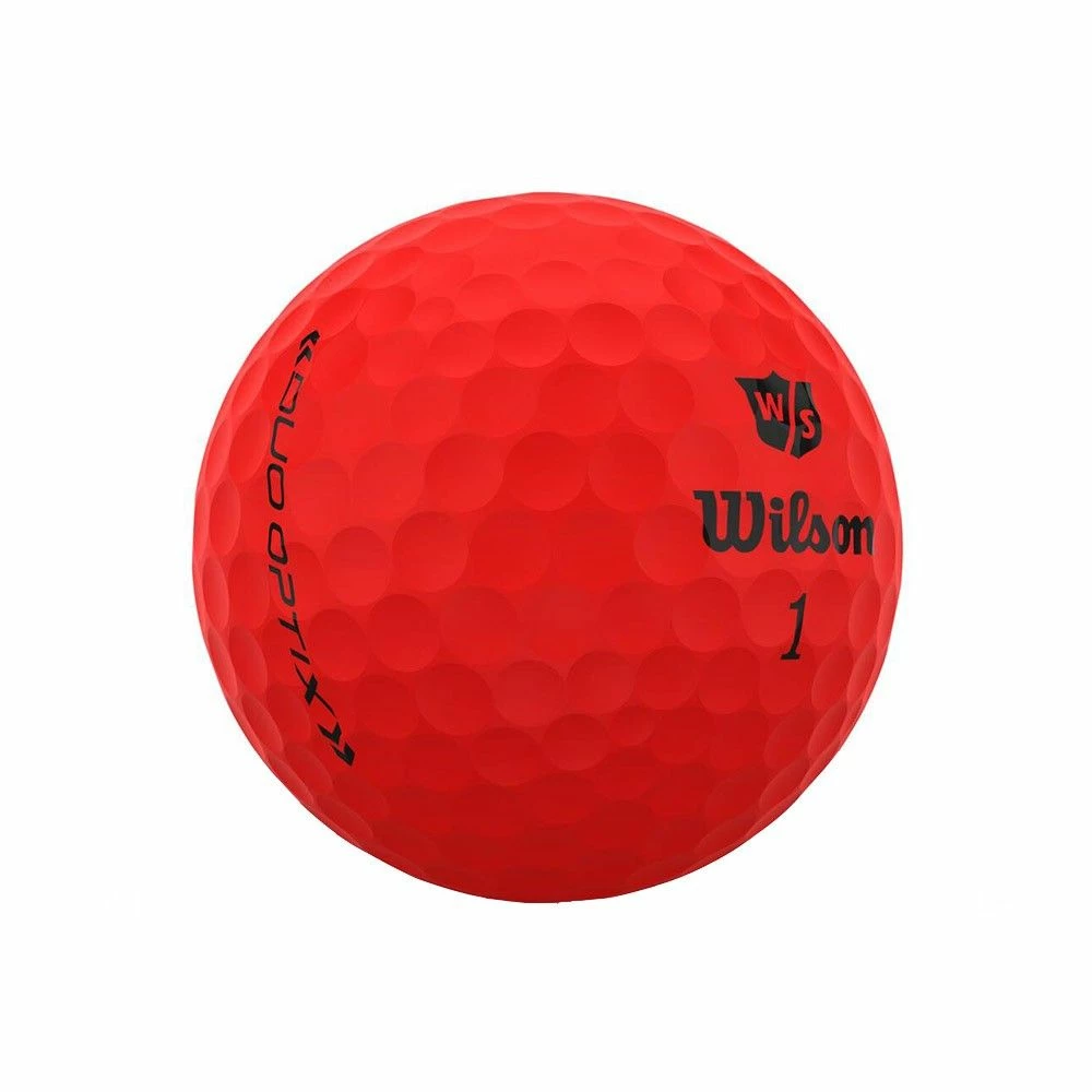 Wilson Staff Duo Optix Red Golf Balls - Image 2