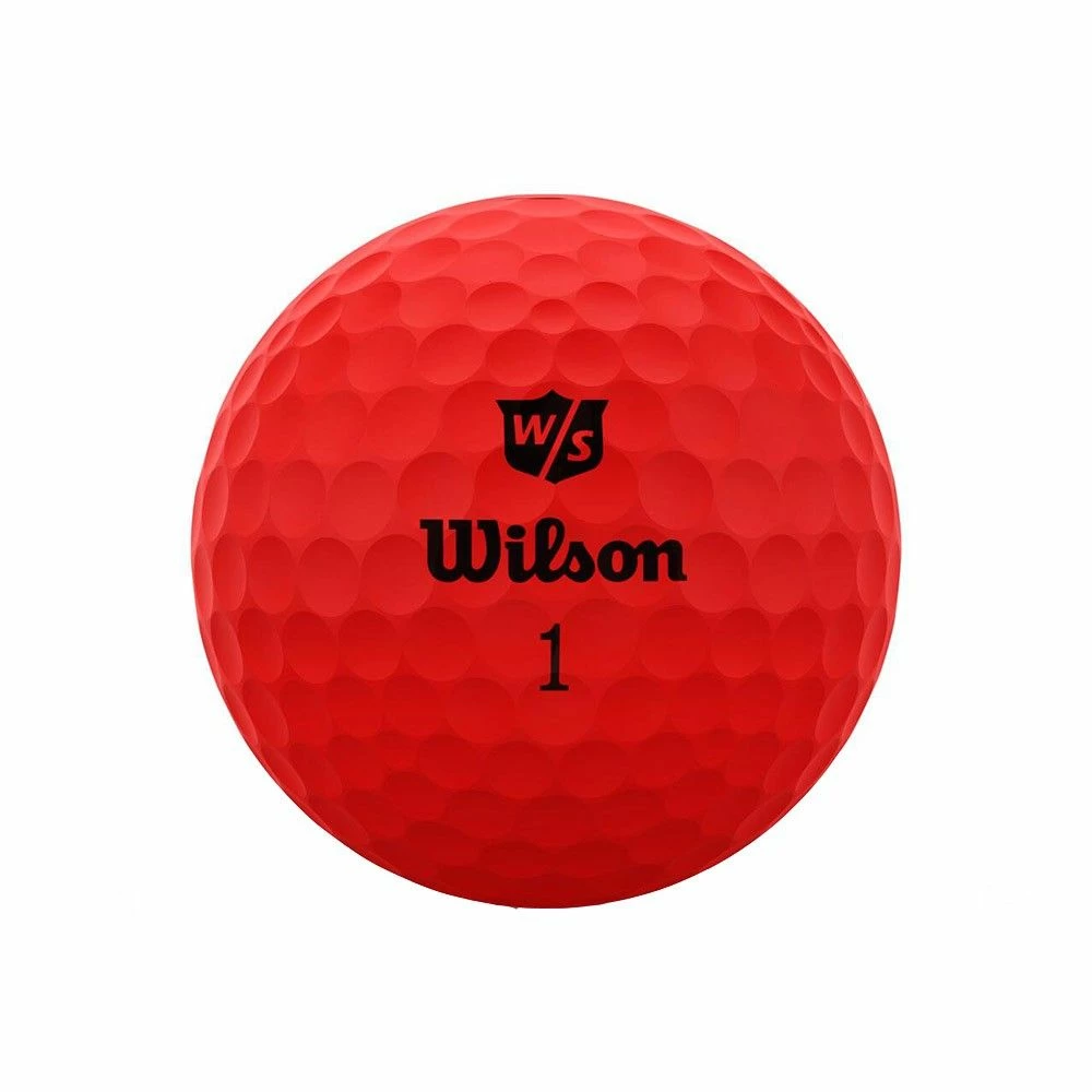 Wilson Staff Duo Optix Red Golf Balls - Image 3